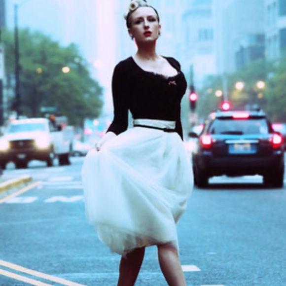 Mint Tulle Skirt - Picture 3 of 8